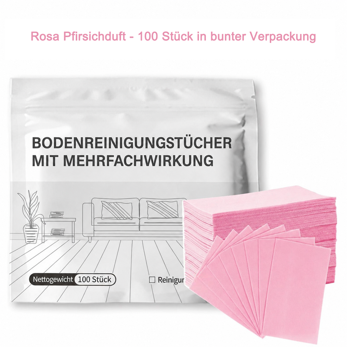Hudros® Mehrflächen-Bodenreinigungstabletten | Konzentrierter Bodenreiniger für Parkett, Fliesen, Laminat & mehr