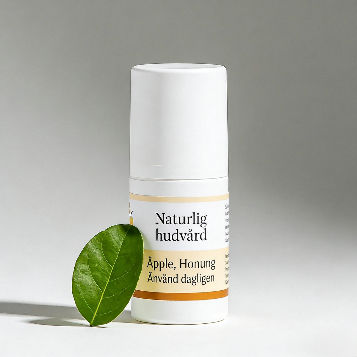 🌿 Naturlig Hudvård – Äpple & Honung Dagkräm
