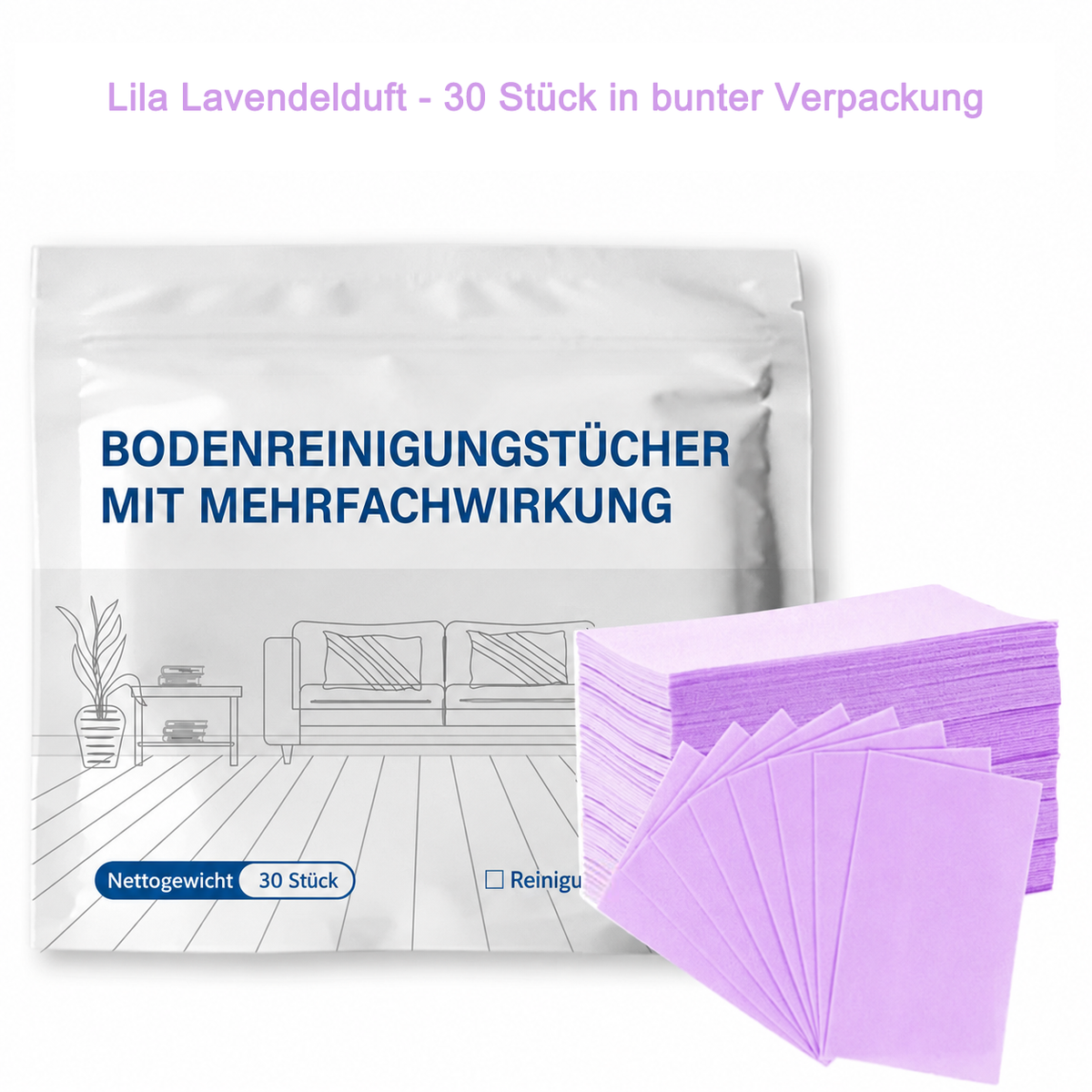 Hudros® Mehrflächen-Bodenreinigungstabletten | Konzentrierter Bodenreiniger für Parkett, Fliesen, Laminat & mehr