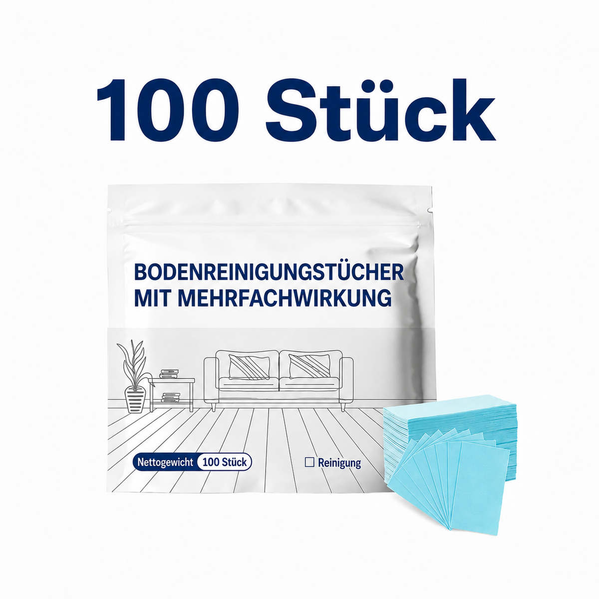 Hudros® Mehrflächen-Bodenreinigungstabletten | Konzentrierter Bodenreiniger für Parkett, Fliesen, Laminat & mehr