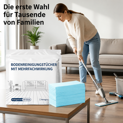 Hudros® Mehrflächen-Bodenreinigungstabletten | Konzentrierter Bodenreiniger für Parkett, Fliesen, Laminat & mehr