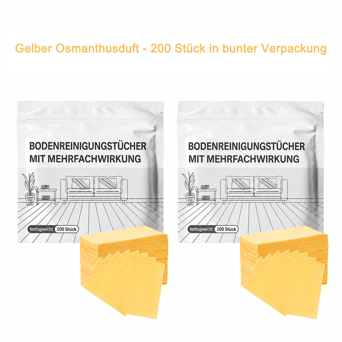 Hudros® Mehrflächen-Bodenreinigungstabletten | Konzentrierter Bodenreiniger für Parkett, Fliesen, Laminat & mehr