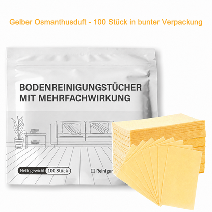 Hudros® Mehrflächen-Bodenreinigungstabletten | Konzentrierter Bodenreiniger für Parkett, Fliesen, Laminat & mehr
