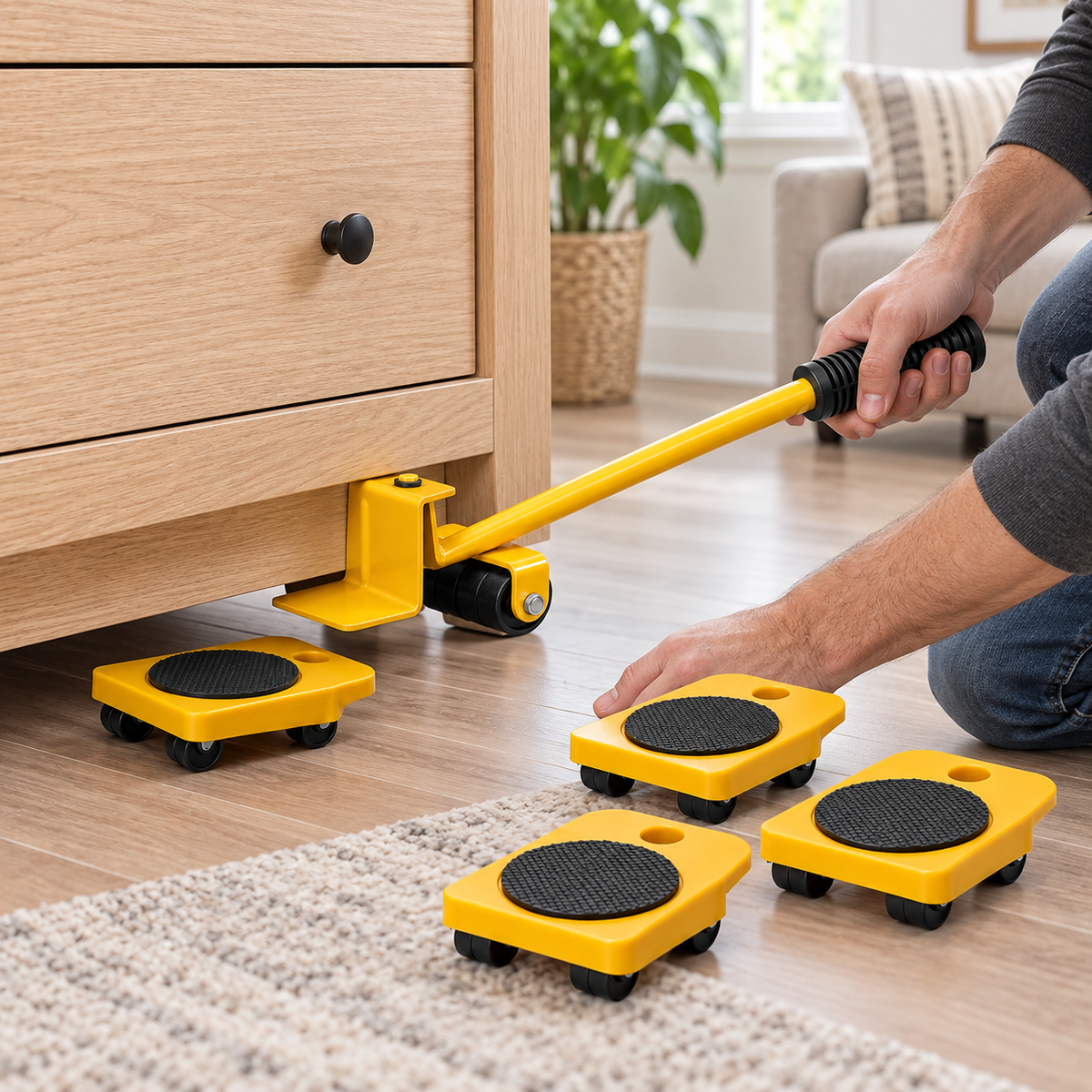 Heavy-Duty Furniture Moving Tool Set – Lift, Slide & Move Heavy Furniture With Less Effort