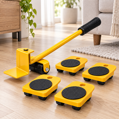 Heavy-Duty Furniture Moving Tool Set – Lift, Slide & Move Heavy Furniture With Less Effort