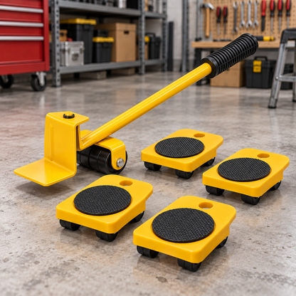 Heavy-Duty Furniture Moving Tool Set – Lift, Slide & Move Heavy Furniture With Less Effort