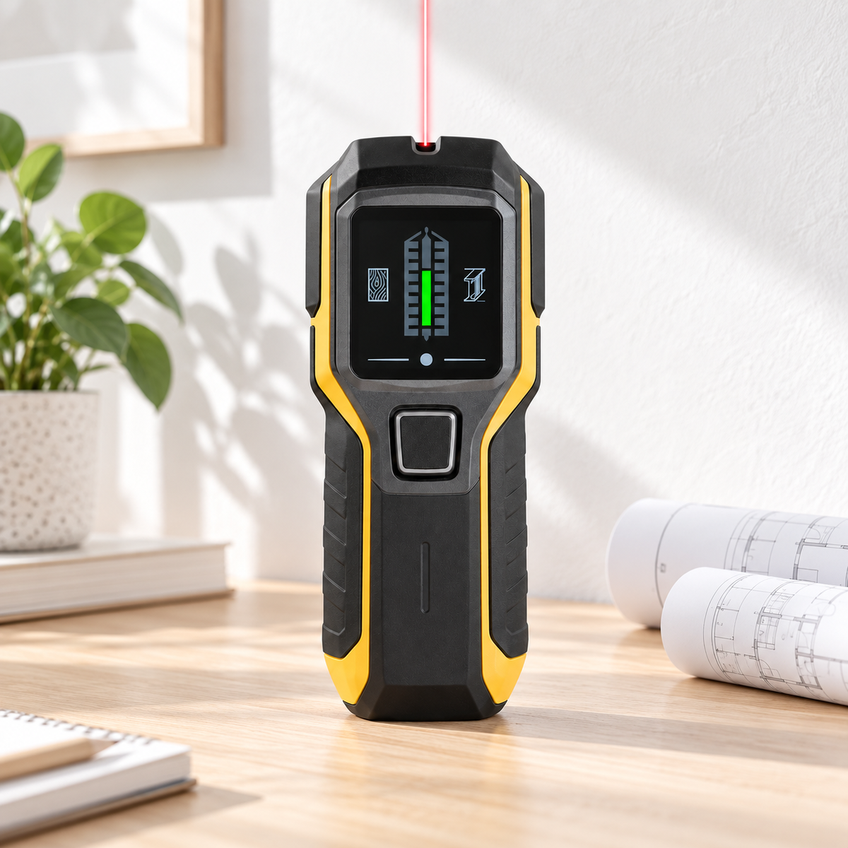 Digital Wall Scanner & Stud Finder – Detect Studs, Metal & Live Wires Before You Drill
